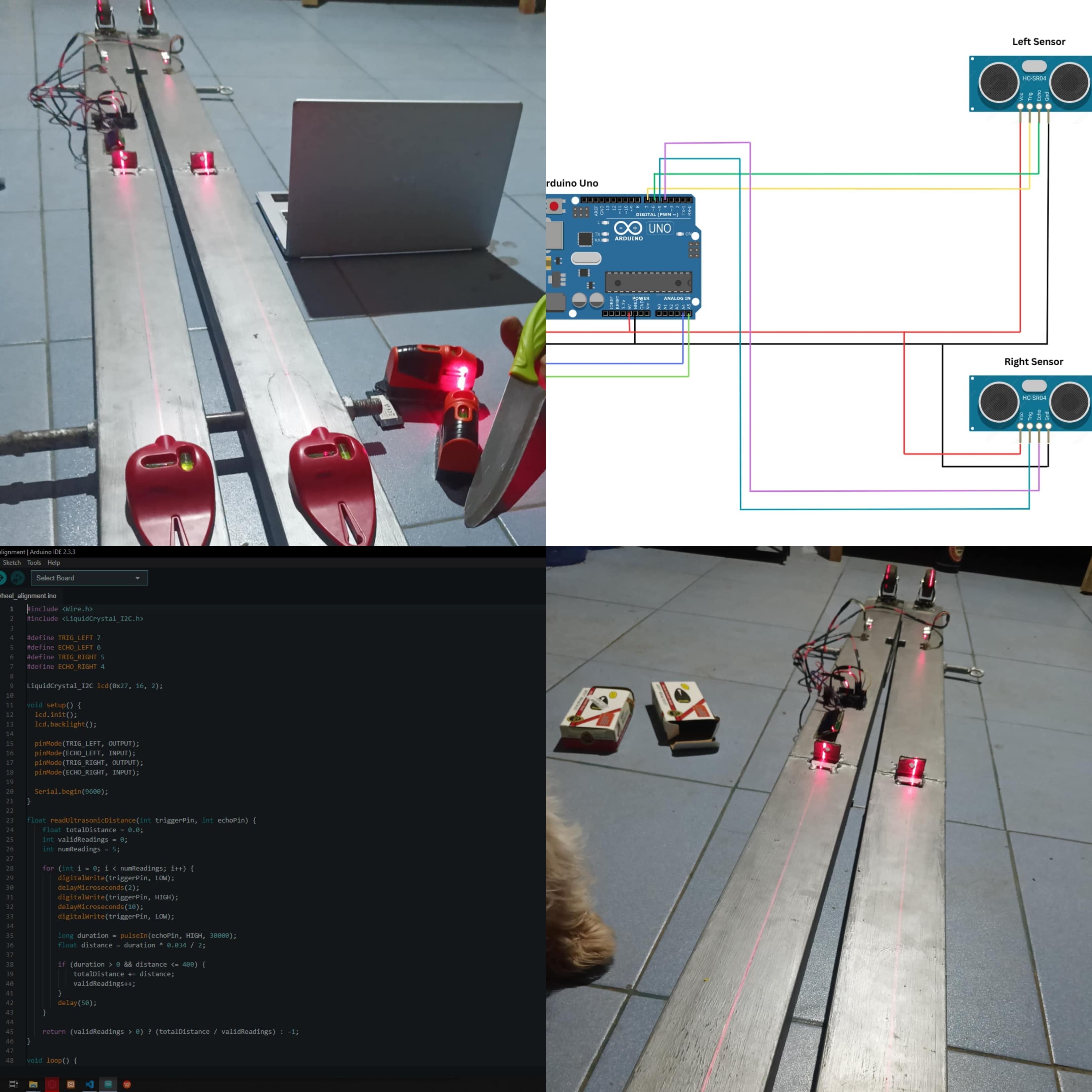 Motorcycle Wheel Alignment System