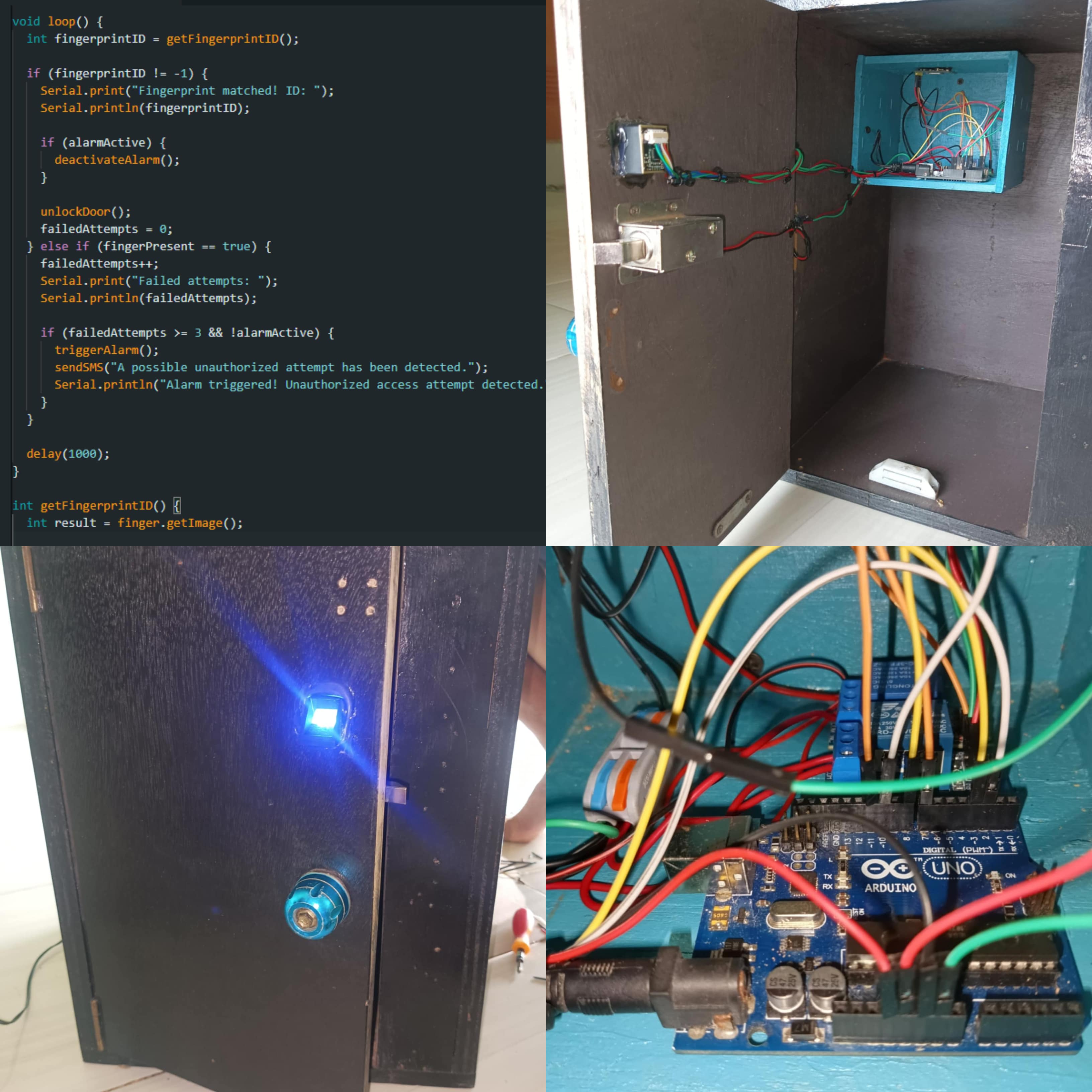 Fingerprint Smart Cabinet